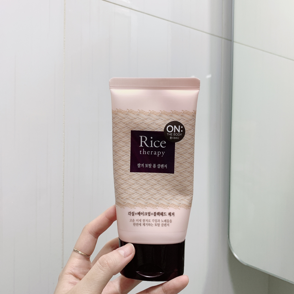 Real user review photo of Rice Therapy Rice Bran Total Foam Cleanser
