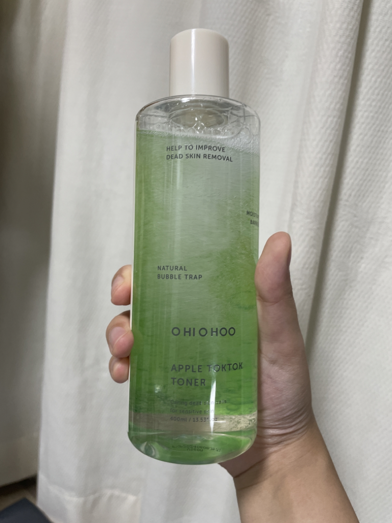 Real user review photo of Apple Toktok Toner