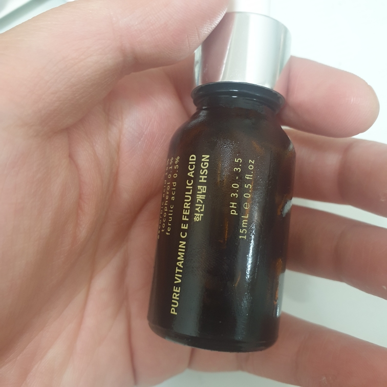 Real user review photo of Pure Vitamin C E Ferulic Acid Serum