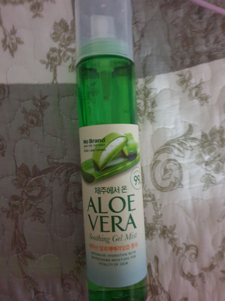 Real user review photo of Jeju Aloe Vera Soothing Gel Mist