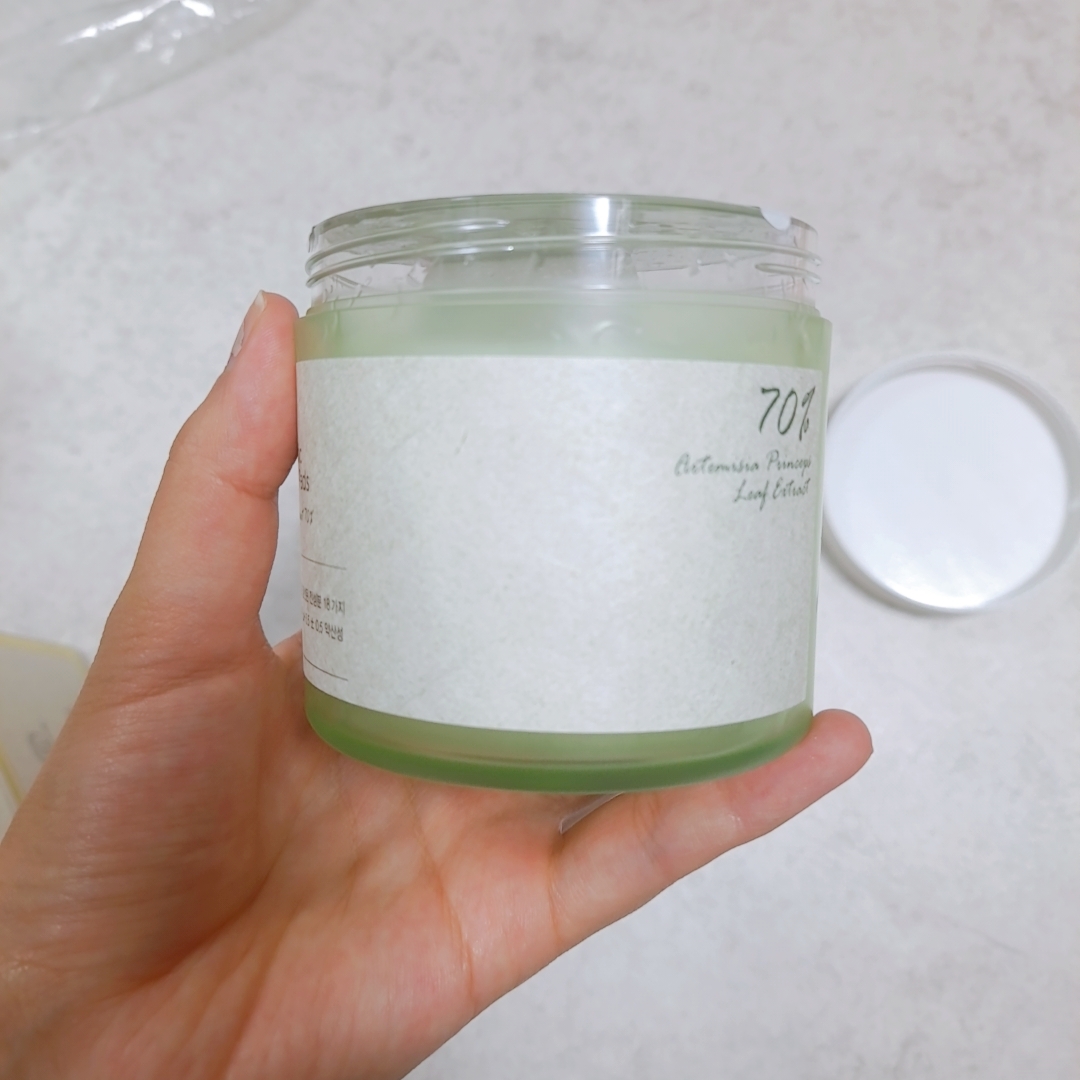 Real user review photo of Releaf Mild Acidic Wormwood Toner Pads