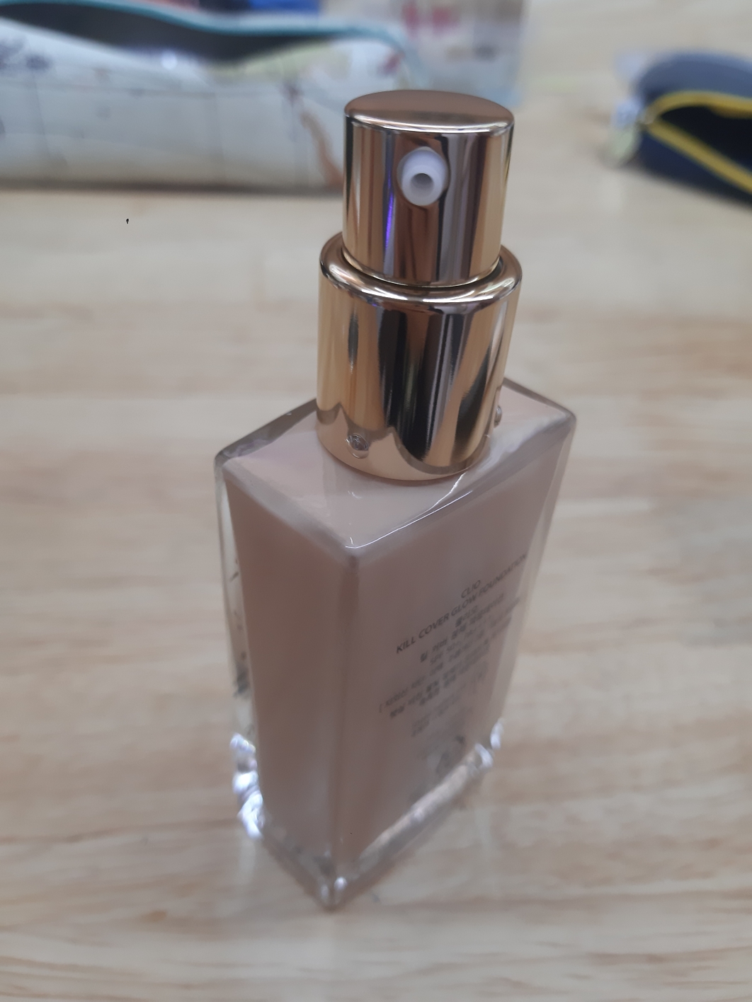 Real user review photo of Kill Cover Glow Foundation [SPF50+/PA++++] [No. 4 Ginger]