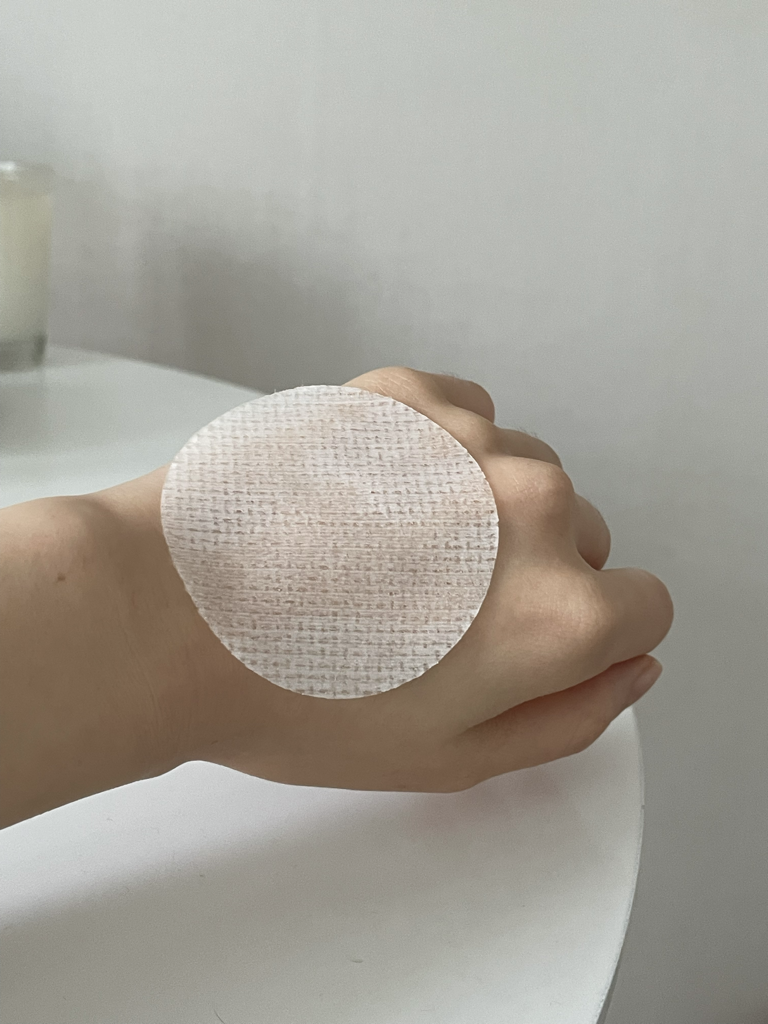 Real user review photo of Releaf Mild Acidic Wormwood Toner Pads
