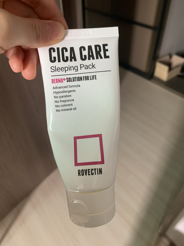 Real user review photo of CICA CARE SLEEPING PACK