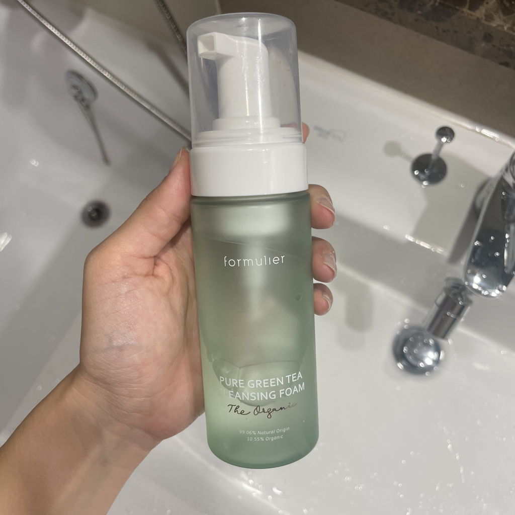 Real user review photo of Diorganic Pure Green Tea Cleansing Foam