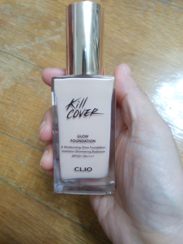 Real user review photo of Kill Cover Glow Foundation [SPF50+/PA++++] [No. 4 Ginger]