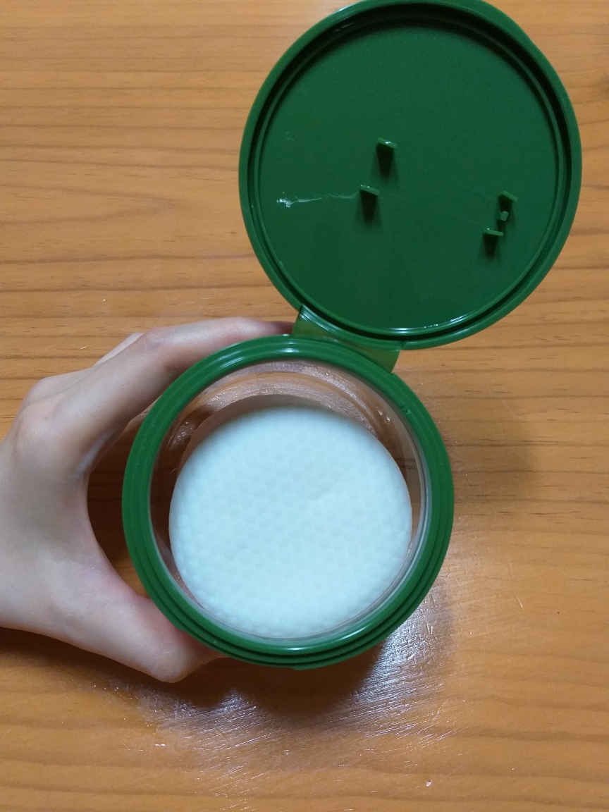 马蹄莲爽肤水垫的真实用户使用照片