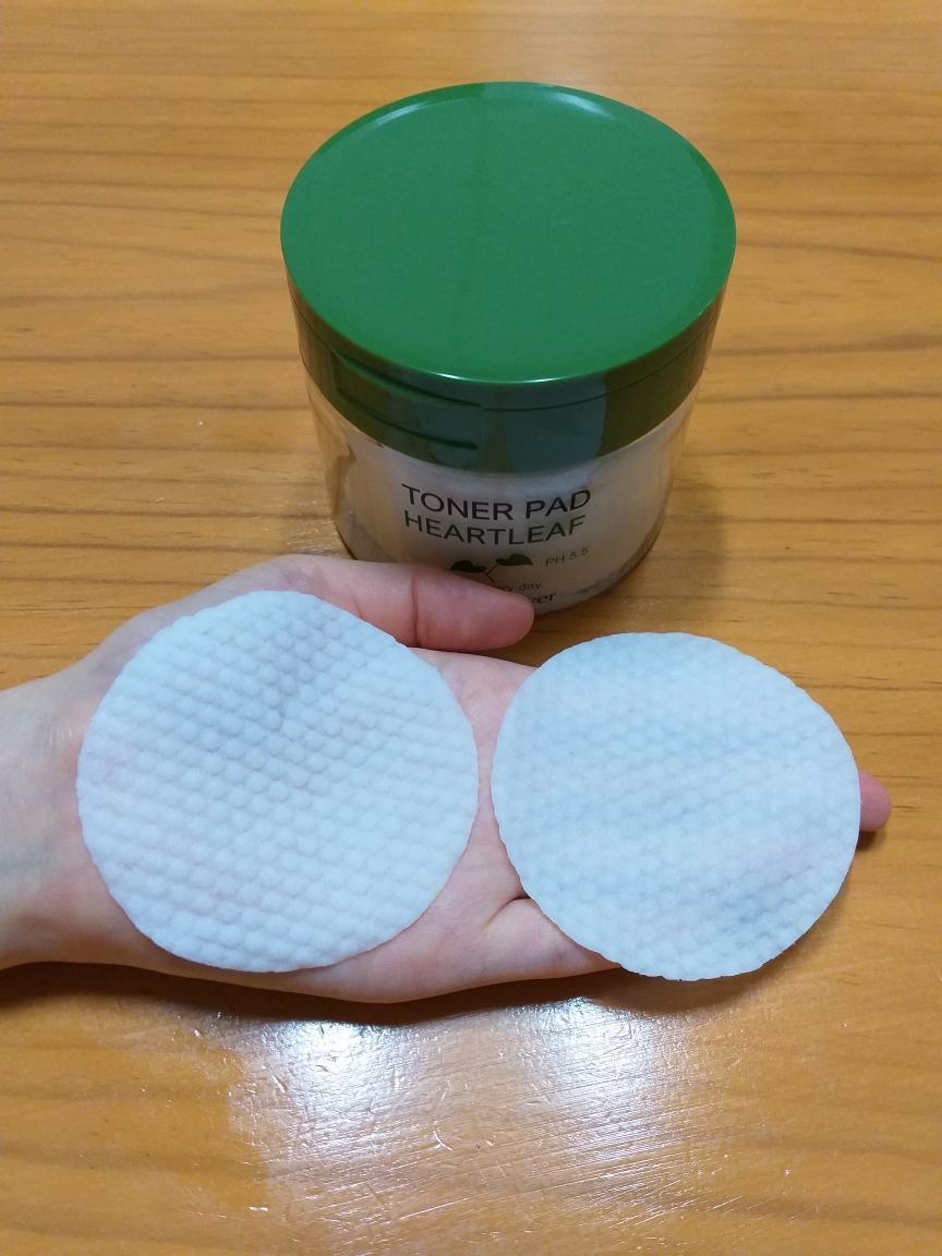 马蹄莲爽肤水垫的真实用户使用照片