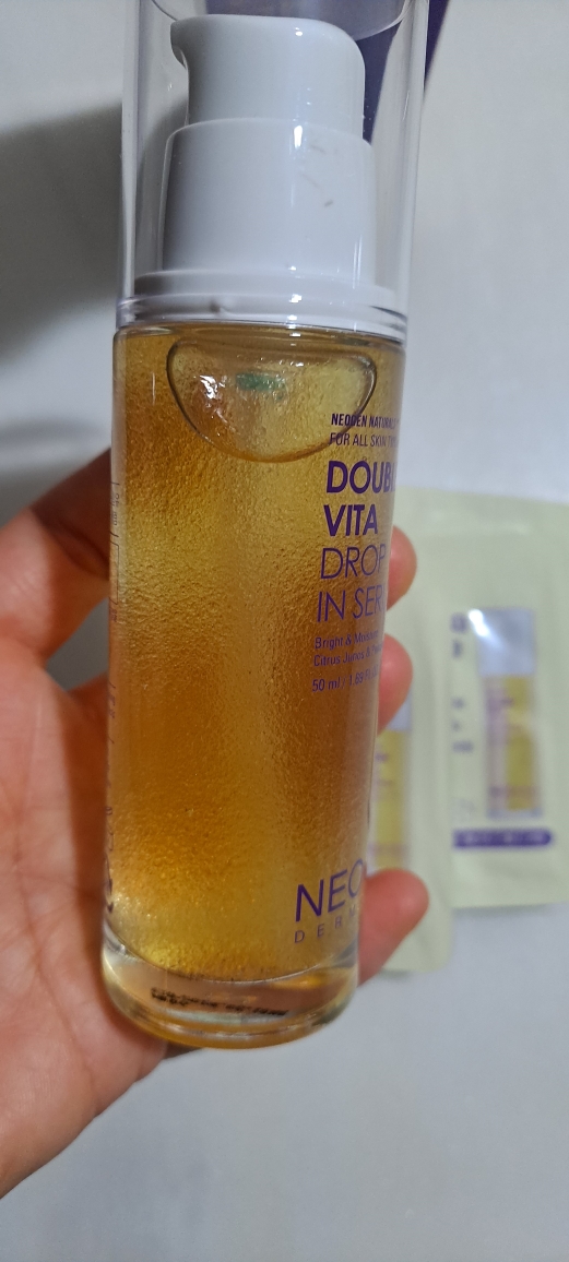 双重维塔滴入式精华液的真实用户使用照片