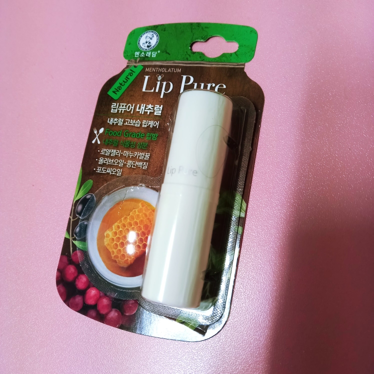 멘소래담 (MENTHOLATUM) 립퓨어 [내추럴] review image