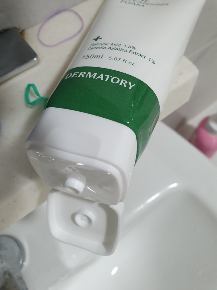 专业祛痘洁面乳的真实用户使用照片