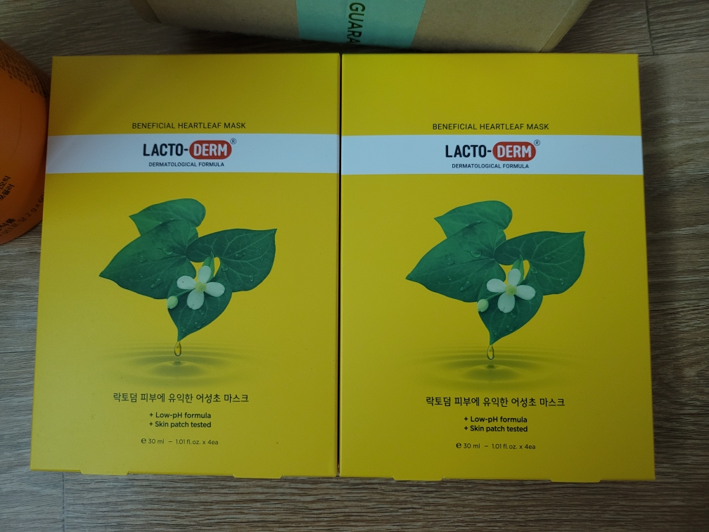 有益于皮肤的鱼腥草面膜的真实用户使用照片