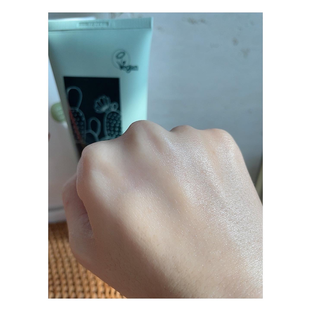 仙人掌身体乳液的真实用户使用照片