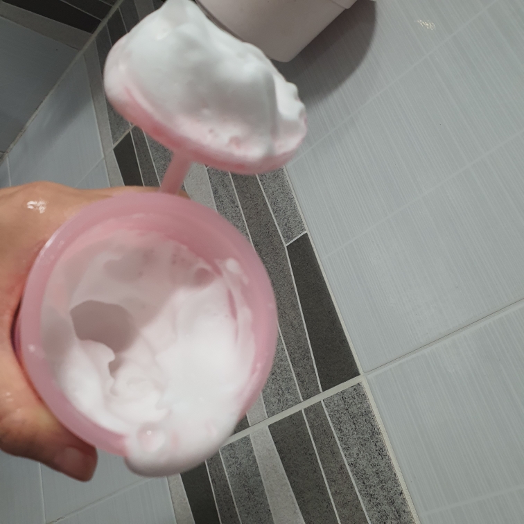 茶树59%凝胶洁面乳的真实用户使用照片