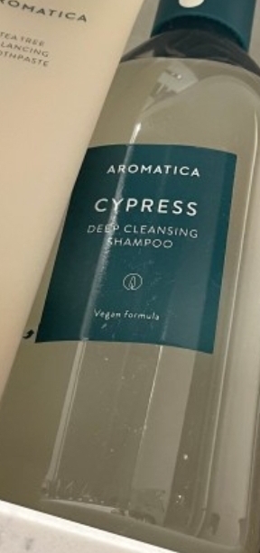 Real user review photo of Cypress Deep Cleansing Shampoo