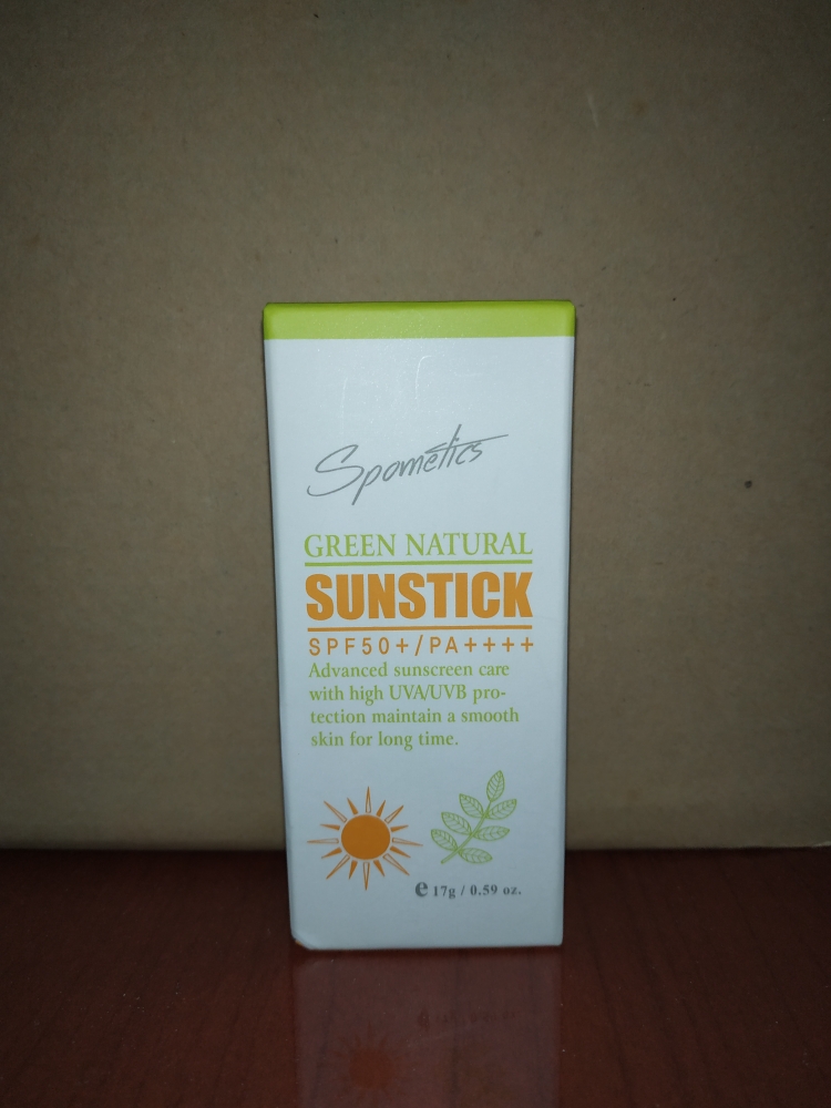 스포메틱스 (Spometics) 그린 네츄럴 선스틱 [SPF50+/PA++++] review image