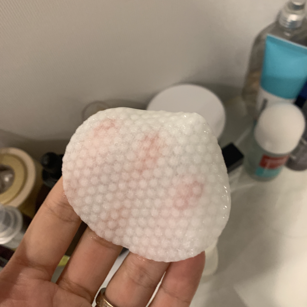 毛孔收缩垫的真实用户使用照片