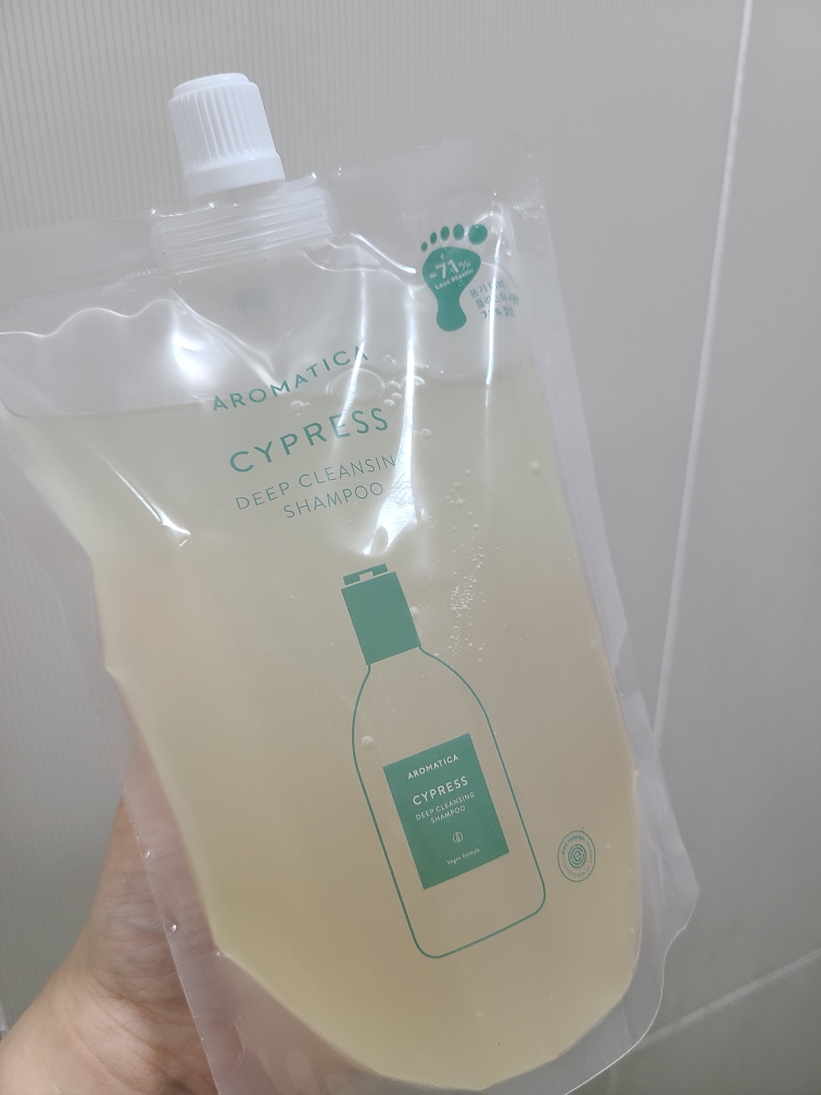 Real user review photo of Cypress Deep Cleansing Shampoo