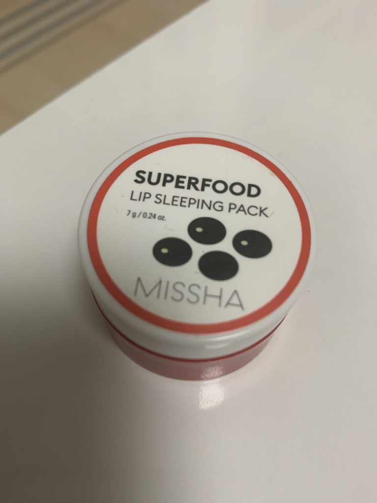 MISSHA Superfood Black Bean Lip Sleeping Pack review image