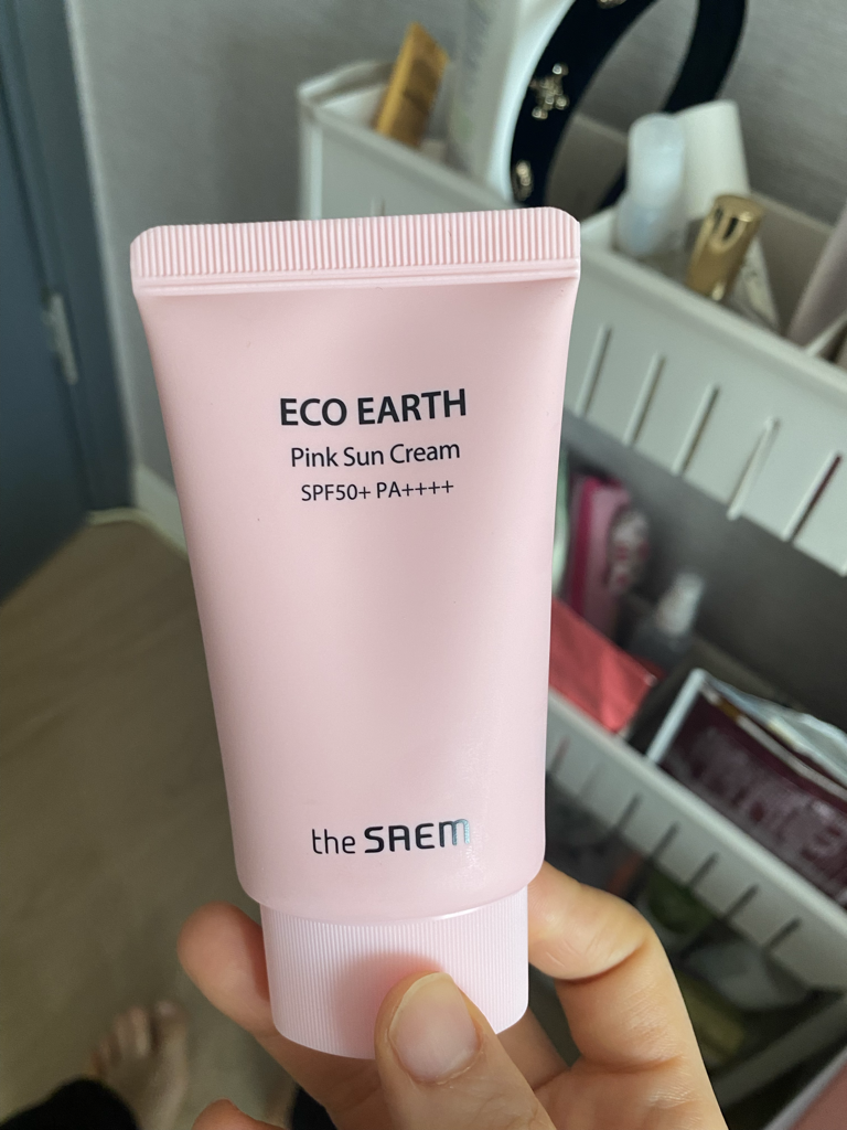 더샘 (theSAEM) 에코 어스 핑크 선 크림 [SPF50+/PA++++] review image