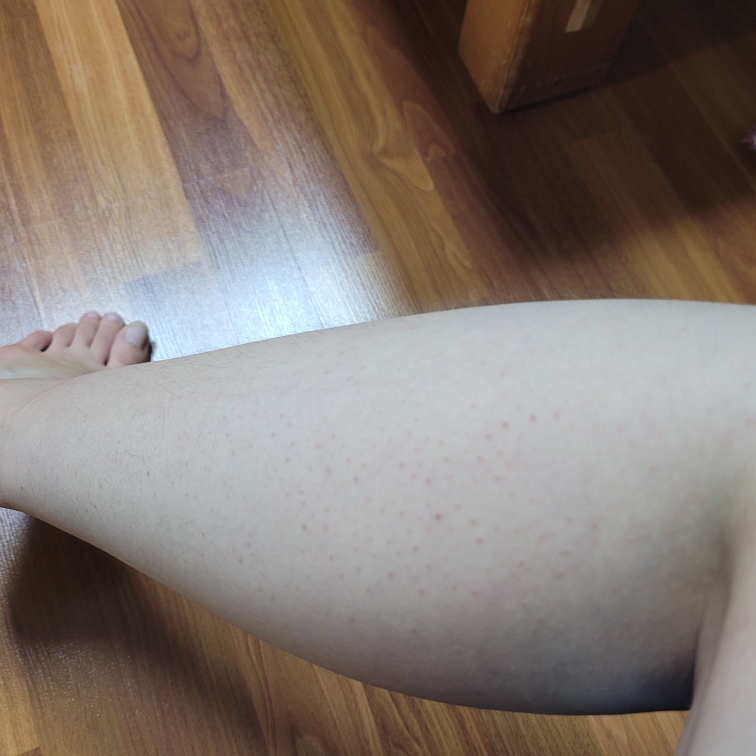 去角质身体清洁剂的真实用户使用照片