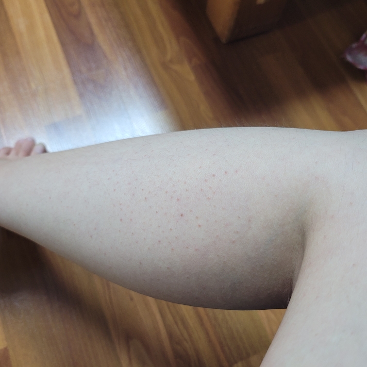 去角质身体清洁剂的真实用户使用照片