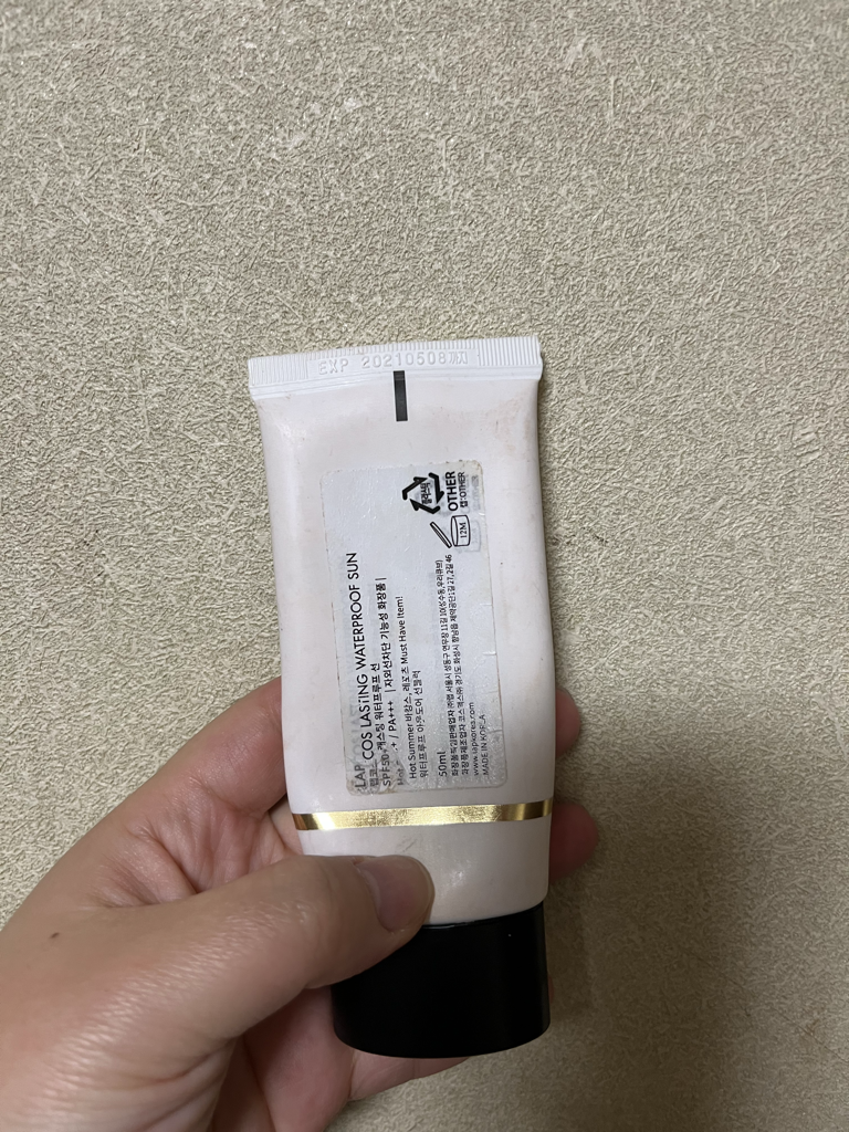 랩코스 (LAPCOS) 래스팅 워터프루프 선크림 [SPF50+/PA++] review image
