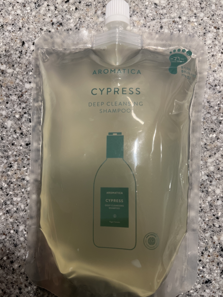Real user review photo of Cypress Deep Cleansing Shampoo
