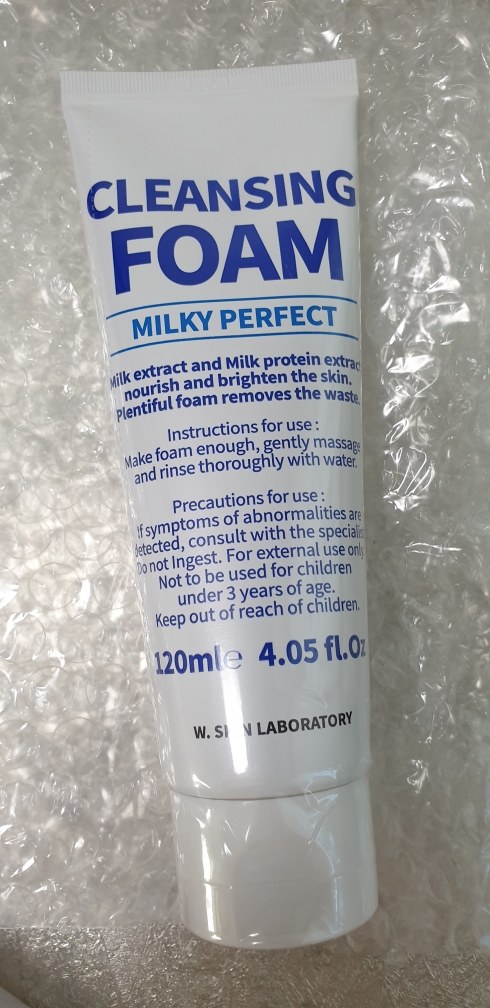 牛奶完美洁面乳的真实用户使用照片