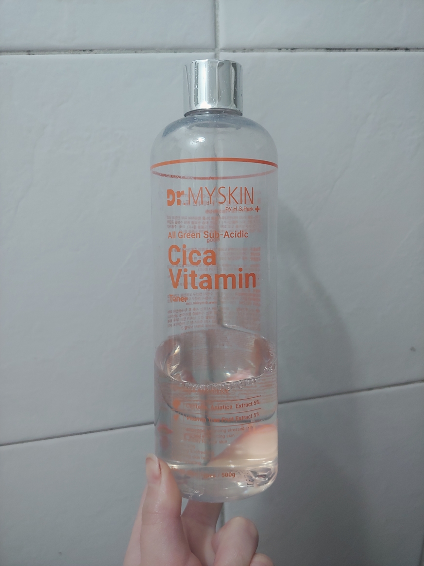 Real user review photo of All Green Mildly Acidic Cica Vitamin Toner