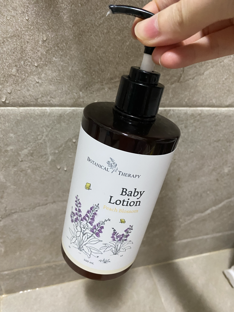 大容量婴儿宝宝乳液[桃花香]的真实用户使用照片