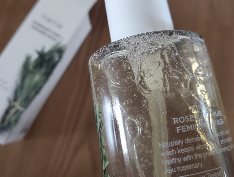 纯迷迭香女性洗液的真实用户使用照片