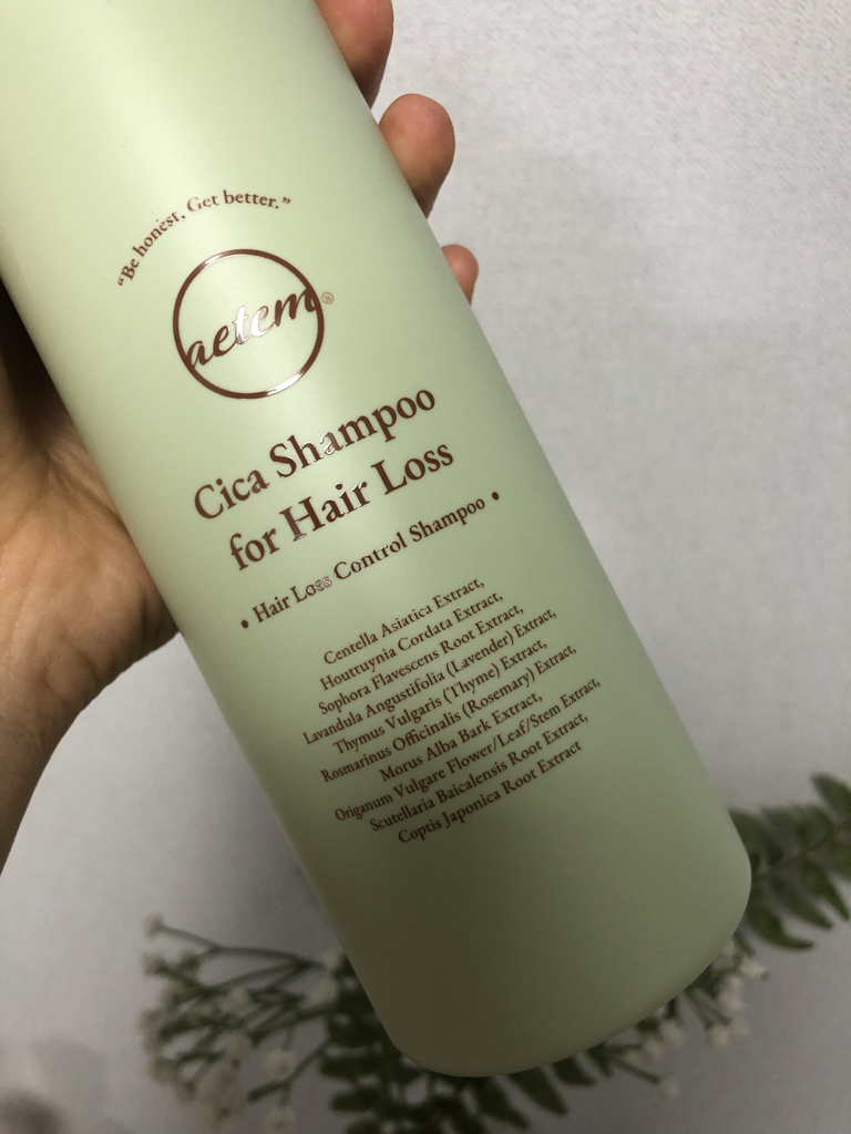 舒缓脱发症状的洗发水的真实用户使用照片