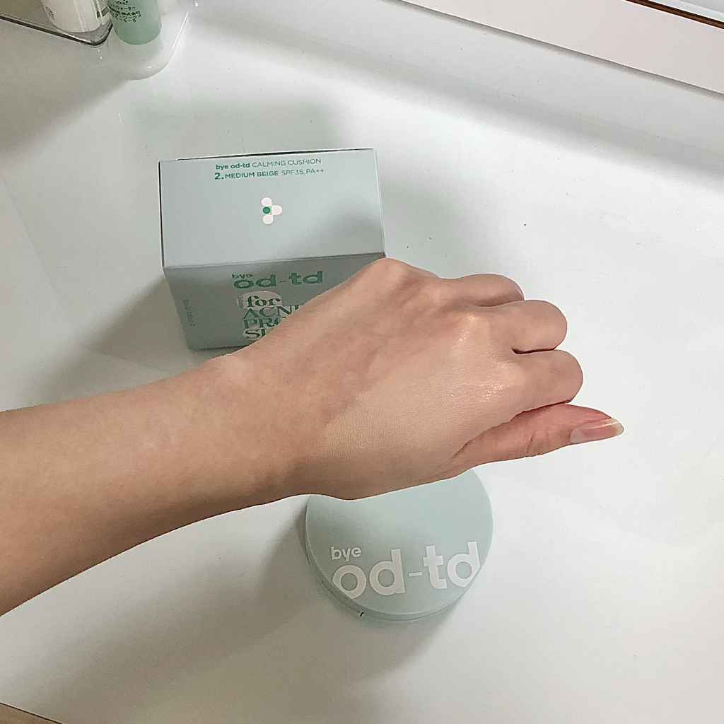 바이오디티디 (byeod-td) 카밍 쿠션 [SPF35/PA++] [2호 미디엄베이지] review image