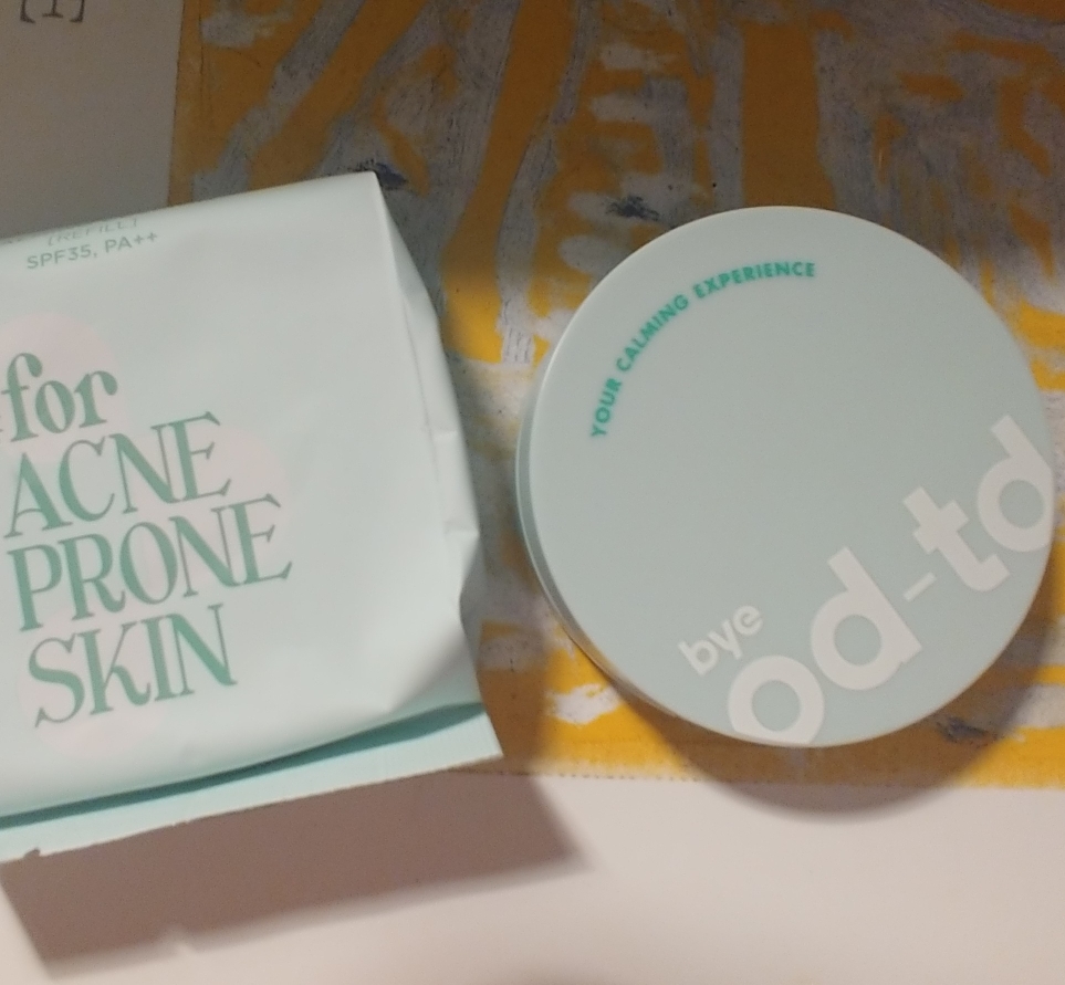 바이오디티디 (byeod-td) 카밍 쿠션 [SPF35/PA++] [2호 미디엄베이지] review image