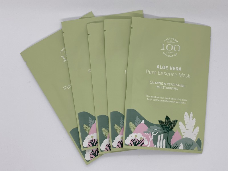 100芦荟原液精纯精华面膜的真实用户使用照片