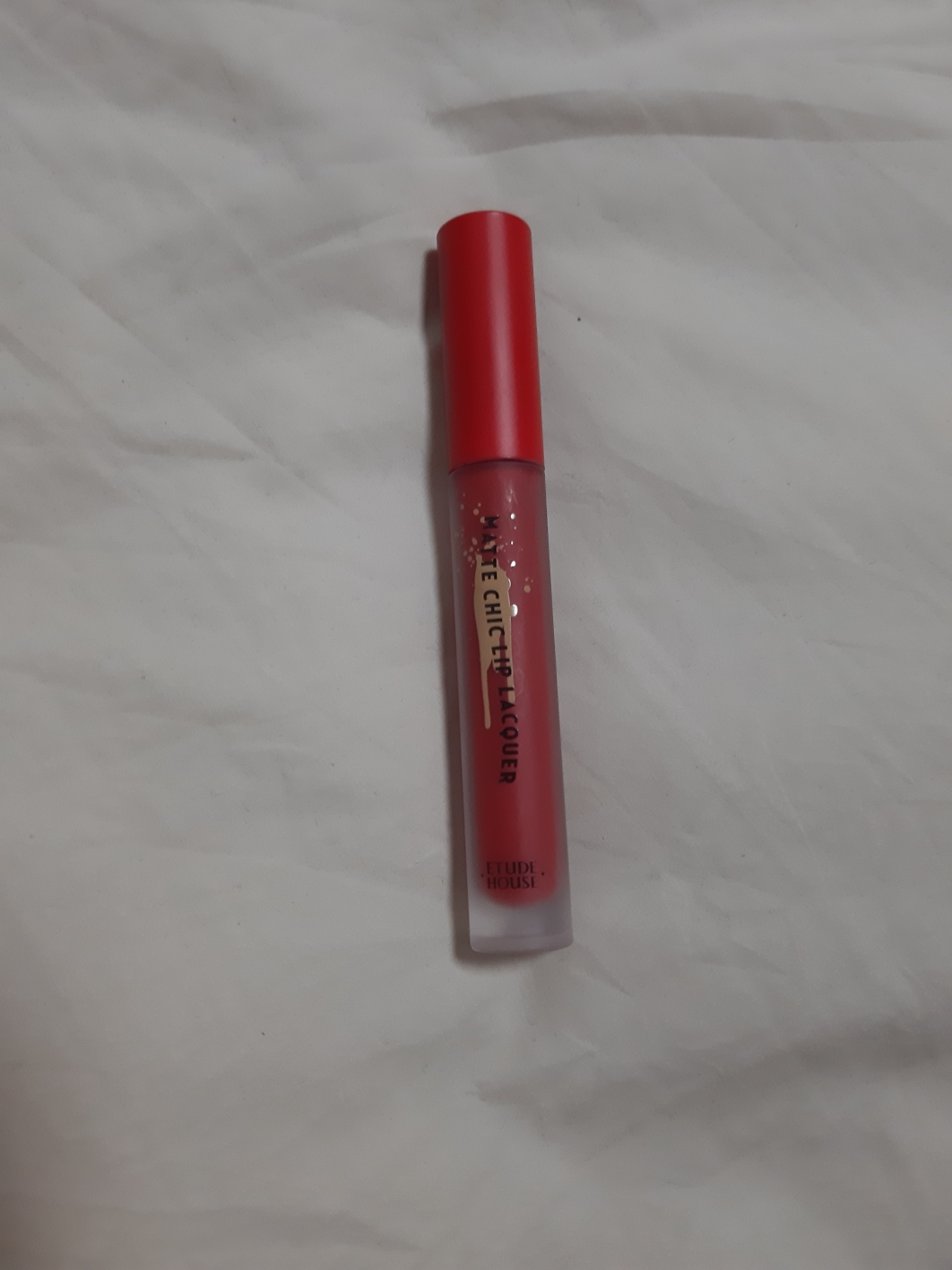 ETUDE Matt Chic Lip Lacquer [OR201 Refreshing Grapefruit] review image