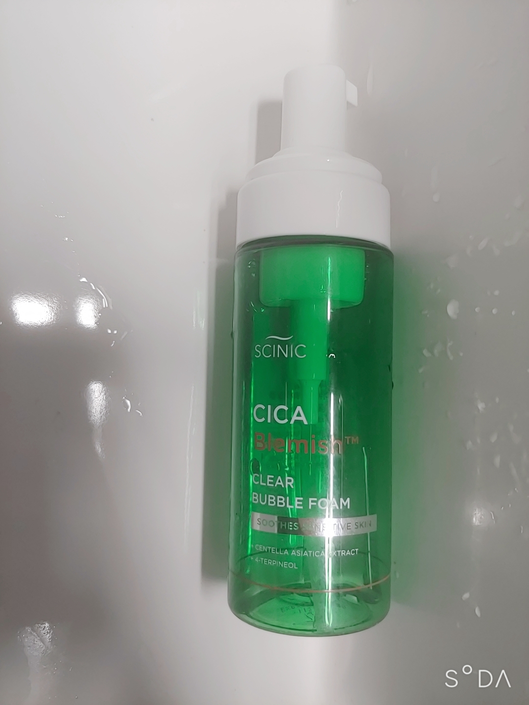 Real user review photo of Cica Blemish Clear Bubble Foam
