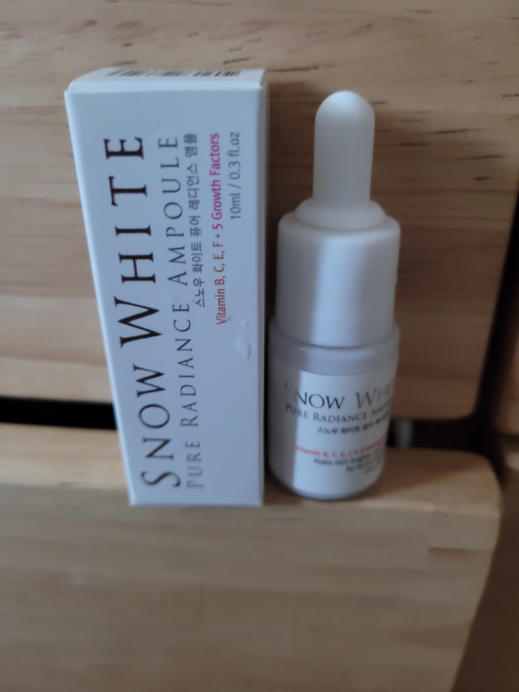 雪白纯净光采安瓶的真实用户使用照片
