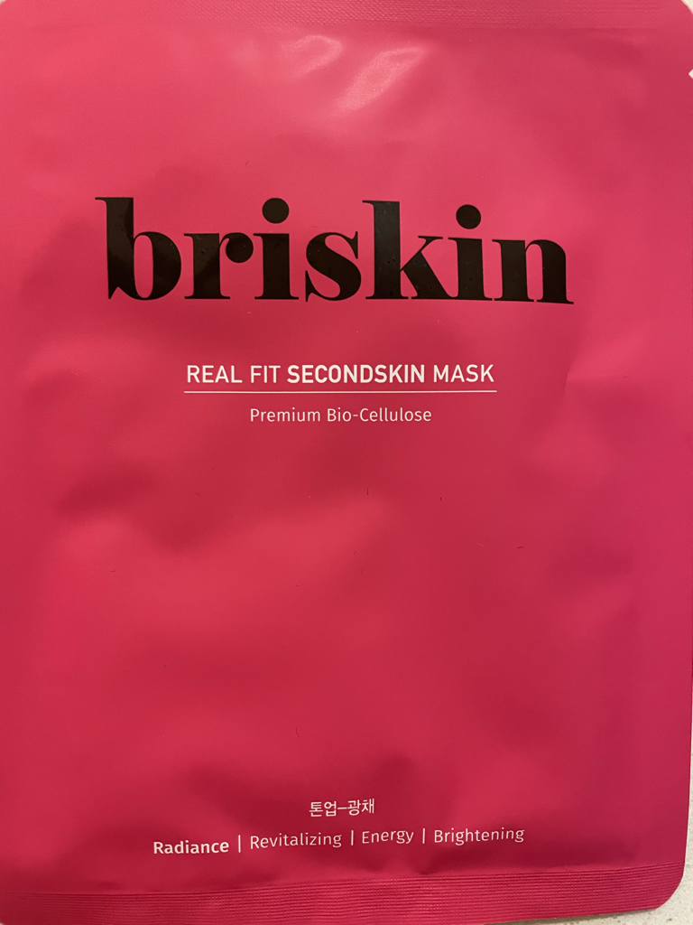 브리스킨 (briskin) 리얼 핏 세컨드 스킨 바이오셀룰로오스 마스크 [톤업광채] review image