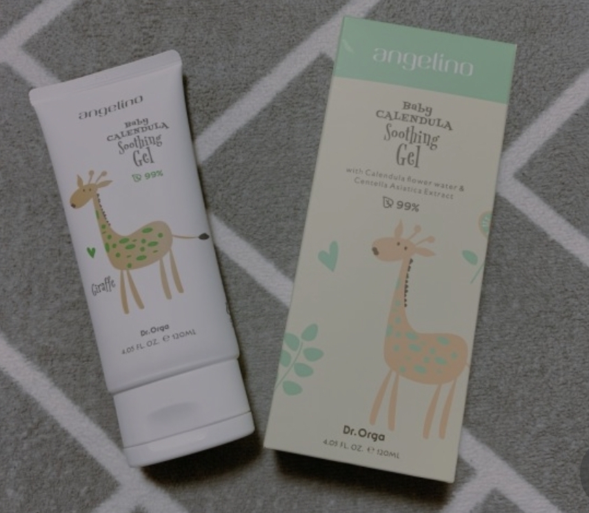 Real user review photo of Angelino Baby Calendula Soothing Gel