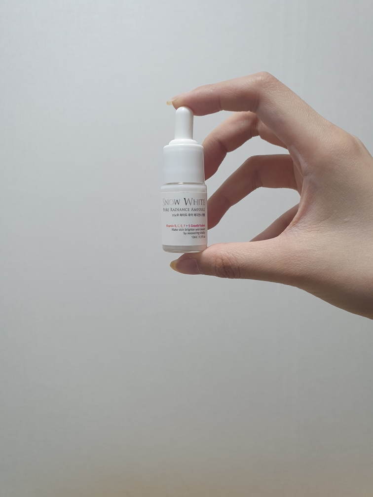 雪白纯净光采安瓶的真实用户使用照片