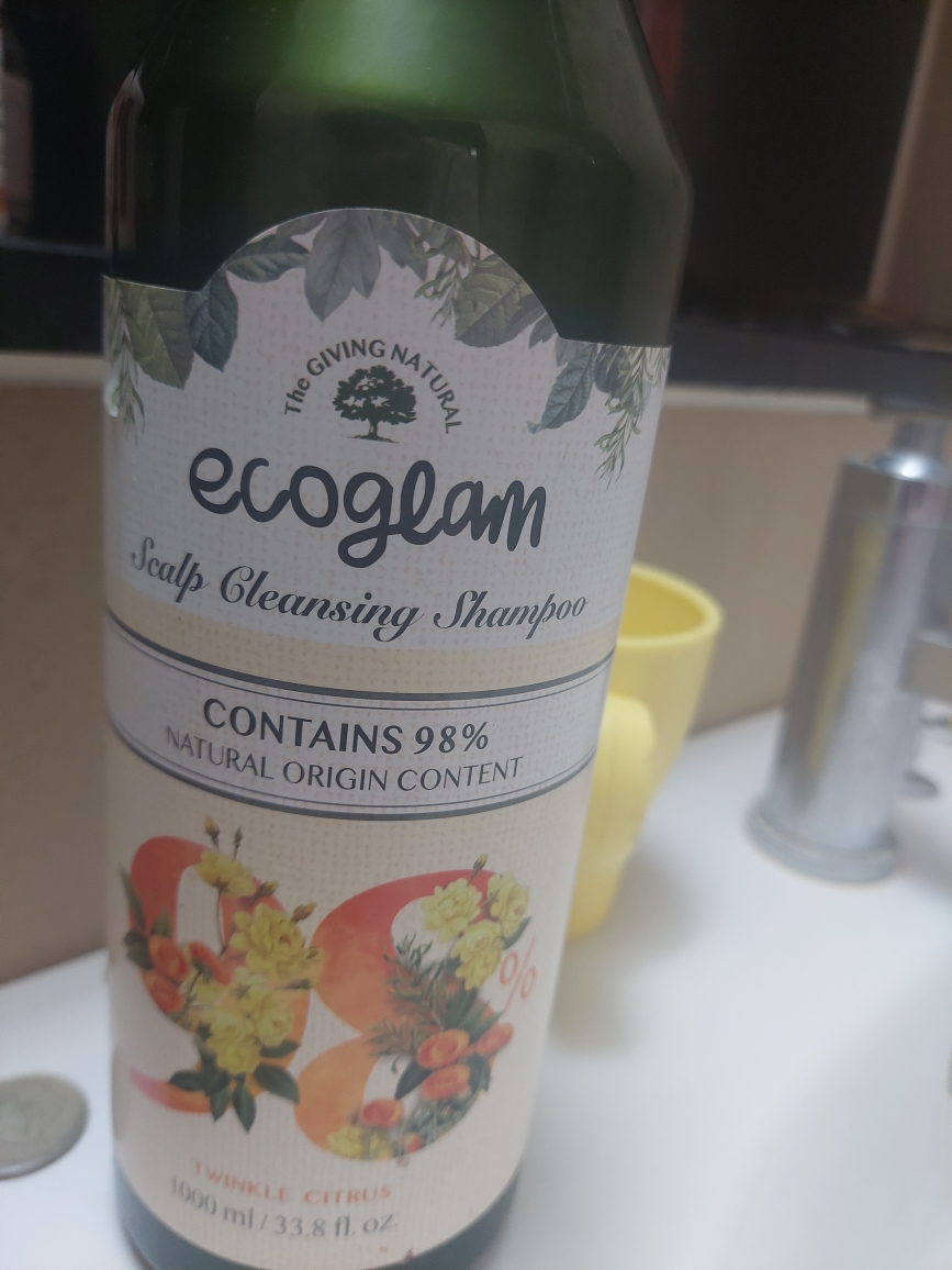 ecoglam 头皮清洁洗发水 [闪耀柑橘] common.review image