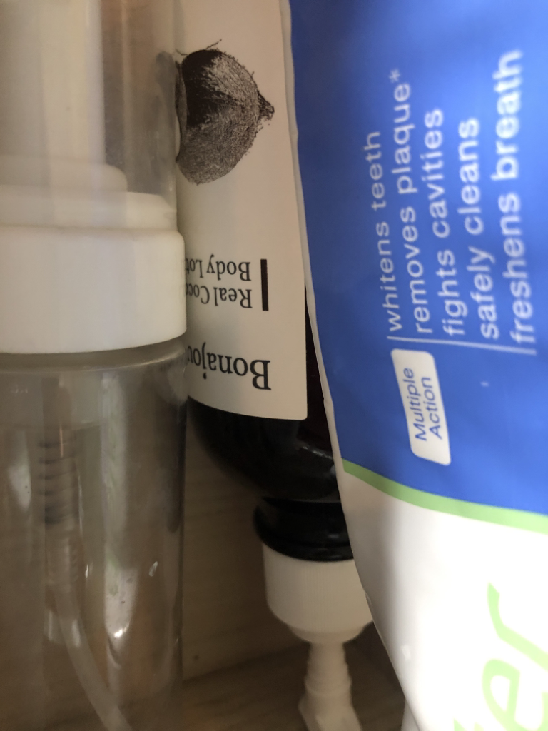 椰子身体乳液的真实用户使用照片