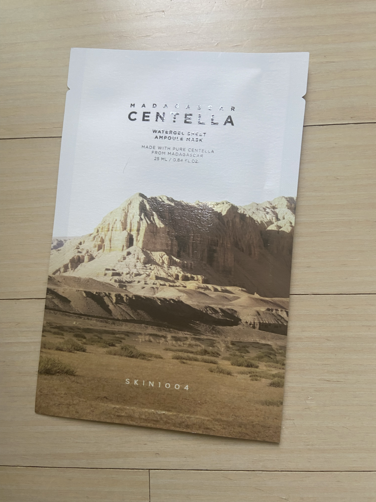 马达加斯加积雪草水凝胶面膜的真实用户使用照片