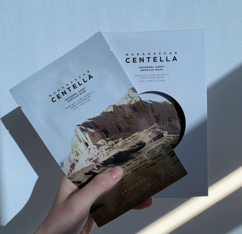 马达加斯加积雪草水凝胶面膜的真实用户使用照片