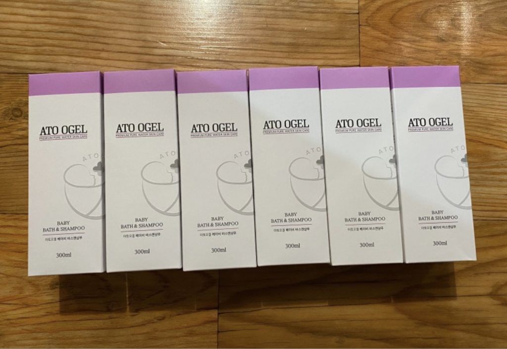 婴儿沐浴露和洗发水的真实用户使用照片