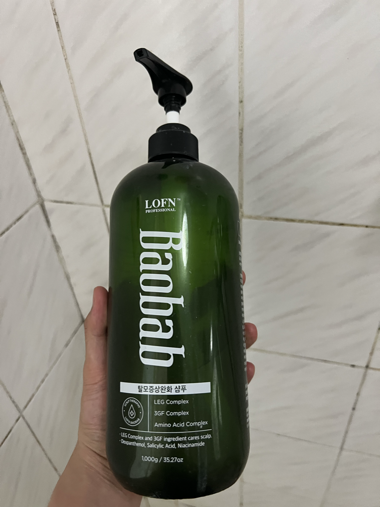 猴面包树脱发症状缓解洗发水的真实用户使用照片