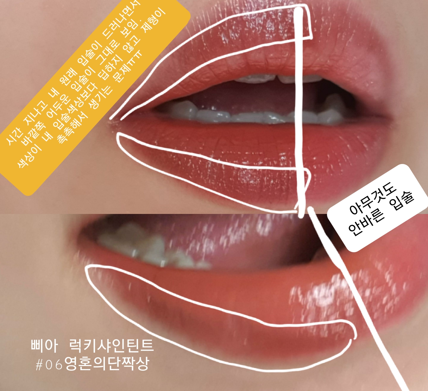 삐아 (BBIA) 럭키 샤인 틴트 2 [06 영혼의단짝상] review image