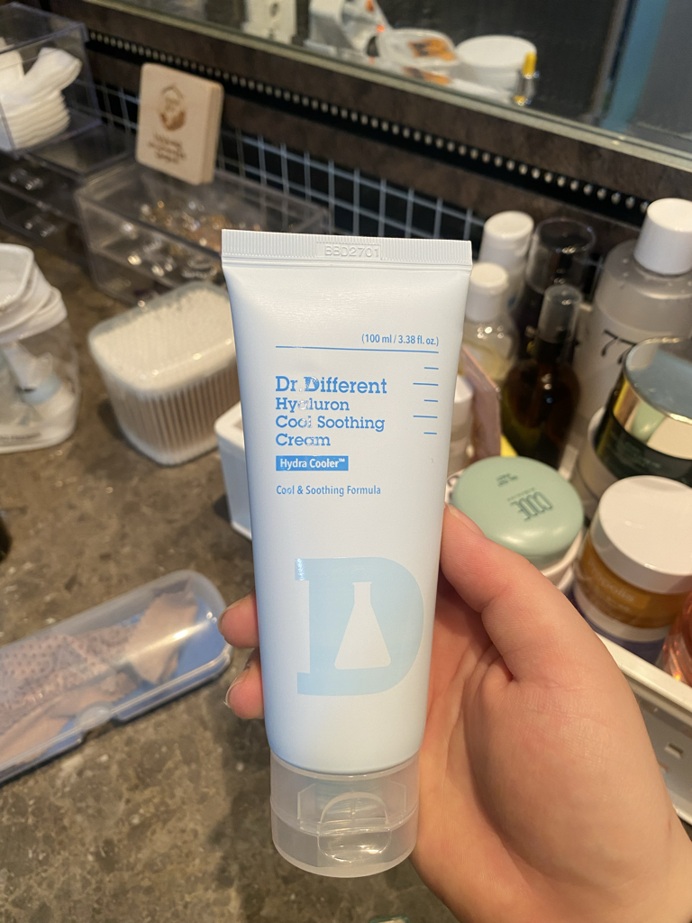 玻尿酸清凉舒缓乳霜的真实用户使用照片